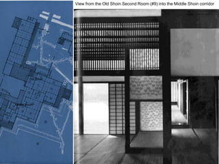 View from the Old Shoin Second Room (#9) into the Middle Shoin corridor




          Old Shoin




Middle Shoin
 