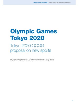 TOKYO 2020-OLYMPIC-PROGRAMME-COMMISSION-REPORT