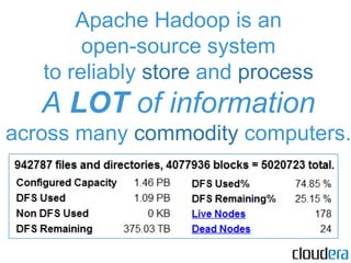 Apache Hadoop and HBase | PDF