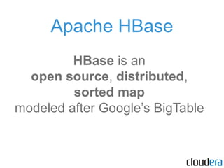 Apache Hadoop and HBase | PDF