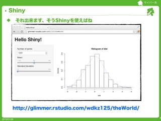 Shiny Roku はじめてのShiny | PDF