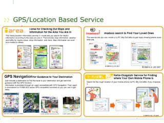 Mobile Services in Japan