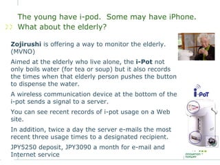 Mobile Services in Japan