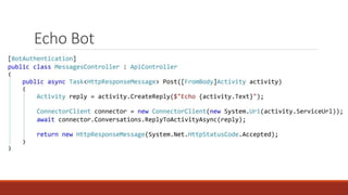 Tokyo azure meetup #8 - Introduction to the microsoft bot framework | PPTX