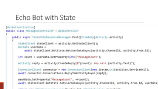 Tokyo azure meetup #8 - Introduction to the microsoft bot framework | PPTX