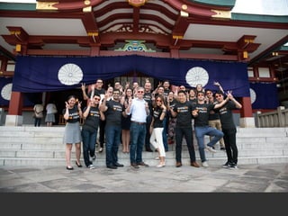 Dinner was complete with personalized menus, a sprocket dessert,
and a toast to the Tokyo team. Here are some snapshots…
 