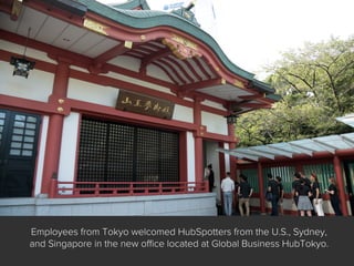 The day started with a visit to a traditional Japanese shrine, Hie
Jinja, for a ceremonial blessing for our business.
 