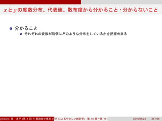 x       y




yokkuns:       (   4   R   (Tokyo.R#04))
                              R            10   14   2010/04/24   26 / 69
 