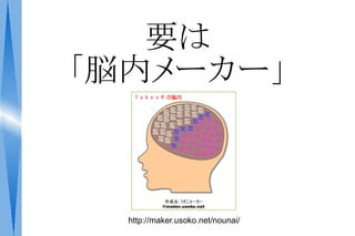 要は
「脳内メーカー」



  http://maker.usoko.net/nounai/
 