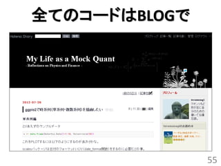 全てのコードはBLOGで




               55
 
