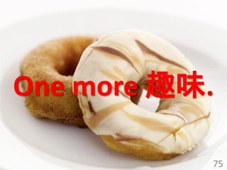 One more 趣味. 
75  