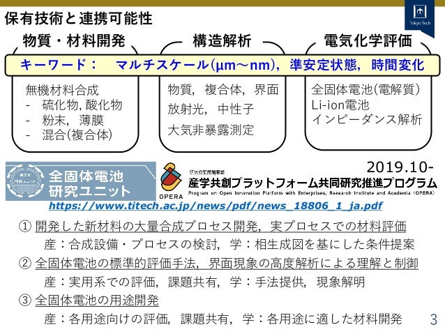高性能蓄電デバイス開発を材料面から貢献するため 物質探索や反応機能解析を進めている 平山 雅章 東工大リサーチフェスティバル19資 高性能蓄電デバイス開発を材料面から貢献するため 物質探索や反応機能解析を進めている 平山 雅章 東工大リサーチフェスティバル19資
