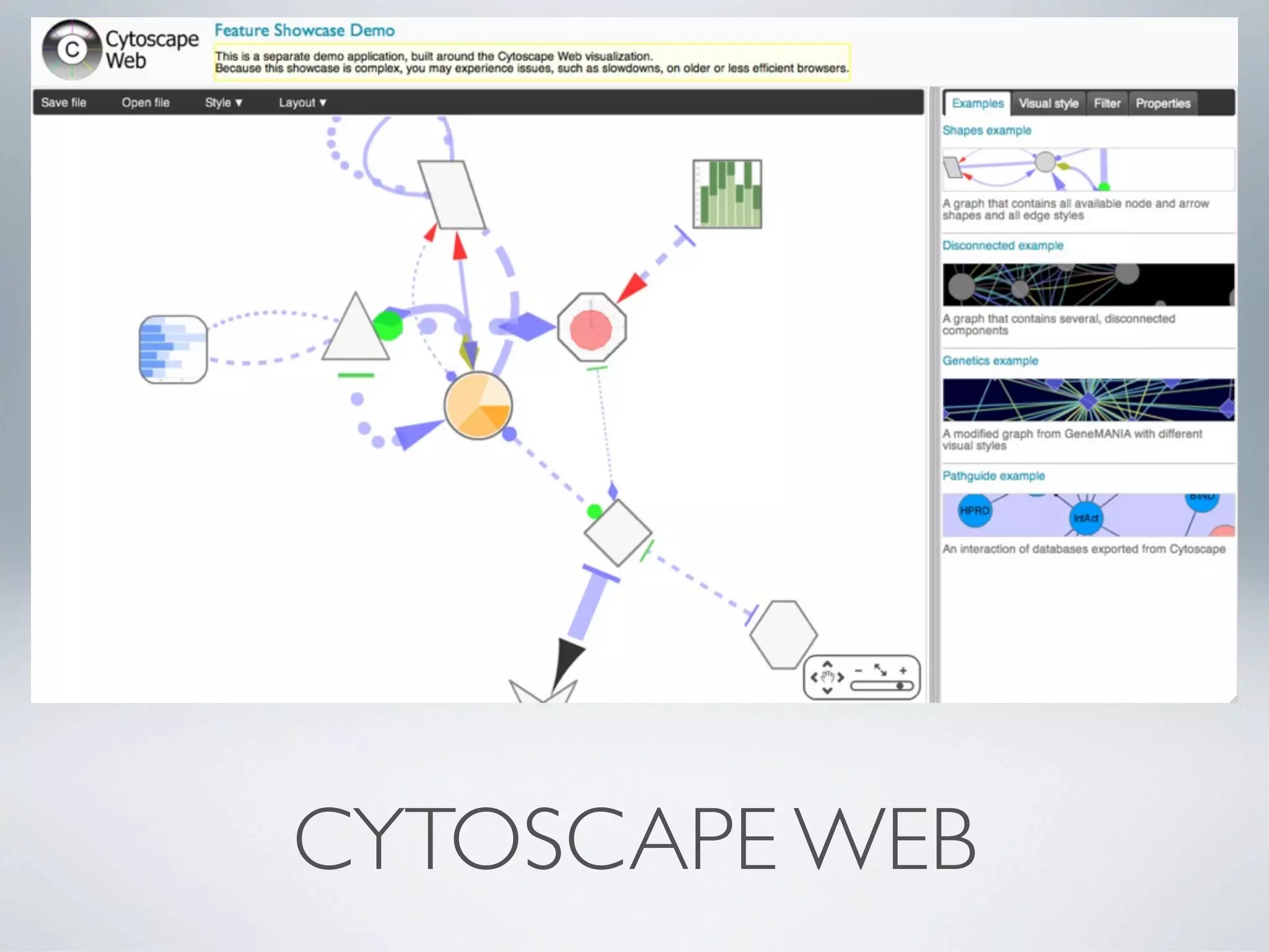 CYTOSCAPE WEB
 
