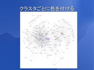 クラスタごとに色を付ける
 