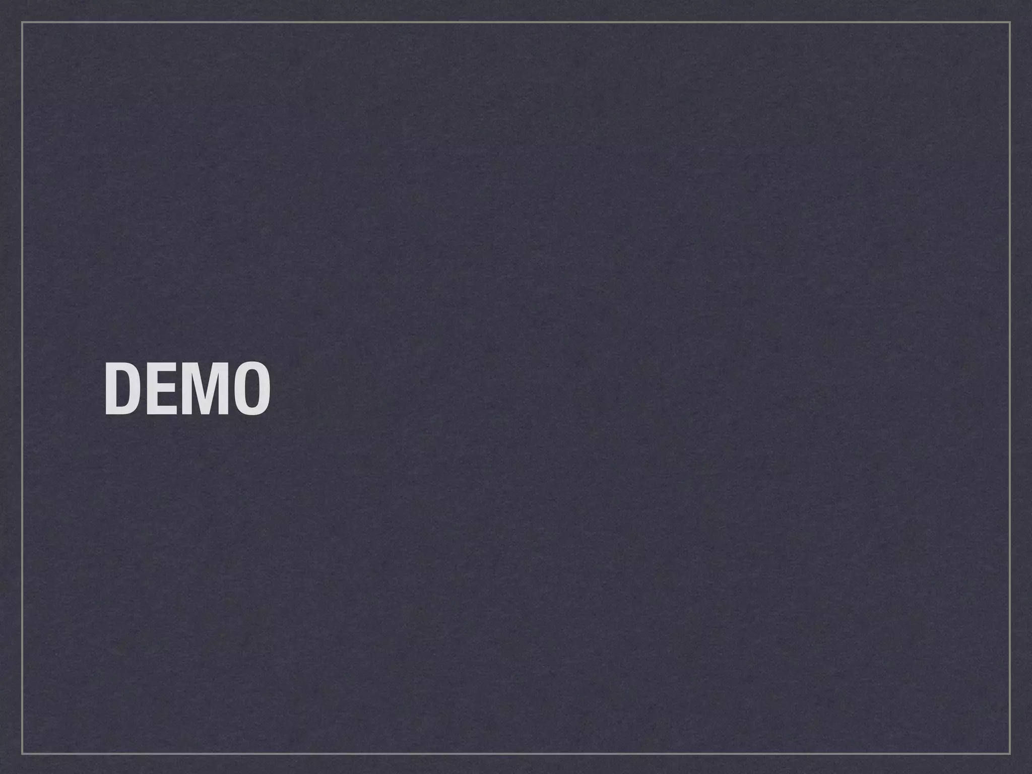 DEMO 
