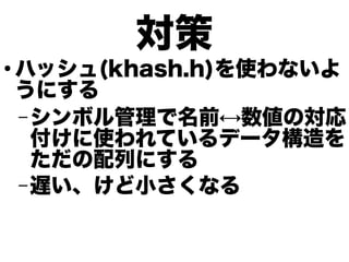 



ϥå(khash.h)ʹʤ
ˤ
C ܥǰ?Ό
ʹƤǩ`
Фˤ
C WСʤ

 