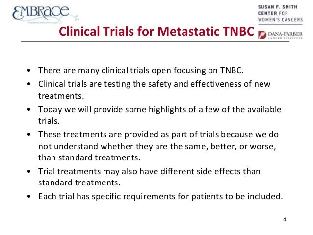 Clinical Trials for Metastatic Triple-Negative Breast Cancer