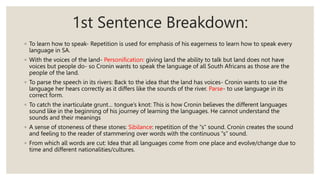 Sentence Breakdowns To Learn How To Speak Jermey Cornin.pptx