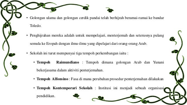 Toledo Kota Intelektual Terkenal Di Andalus Satu Kajian Bibliografi