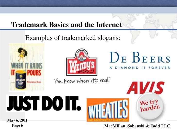 how to trademark a slogan