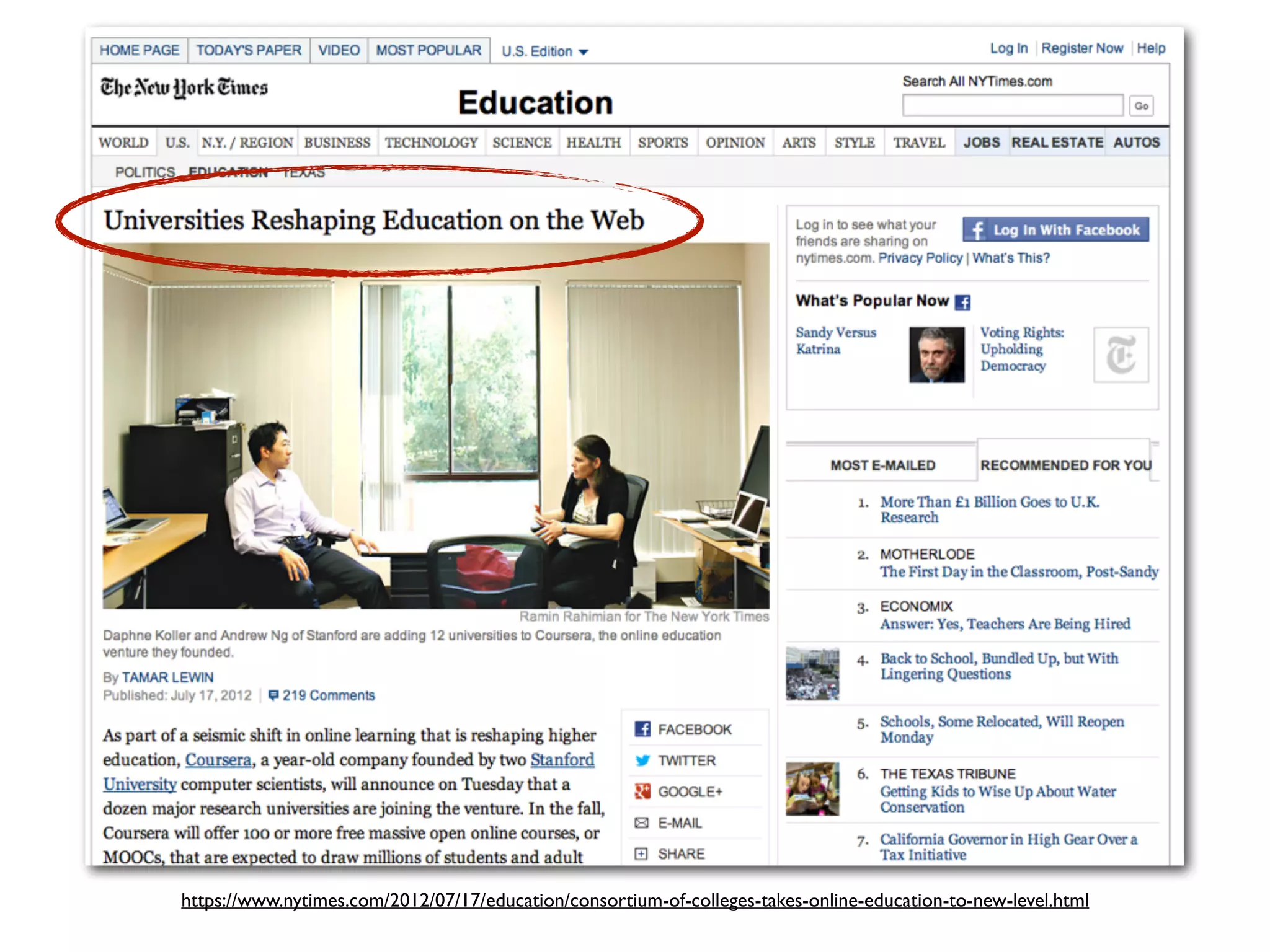 https://www.nytimes.com/2012/07/17/education/consortium-of-colleges-takes-online-education-to-new-level.html
 