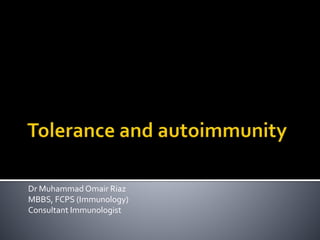 Dr Muhammad Omair Riaz
MBBS, FCPS (Immunology)
Consultant Immunologist
 
