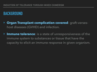 Tolerance and chimerism after renal and hematopoietic cell | PDF