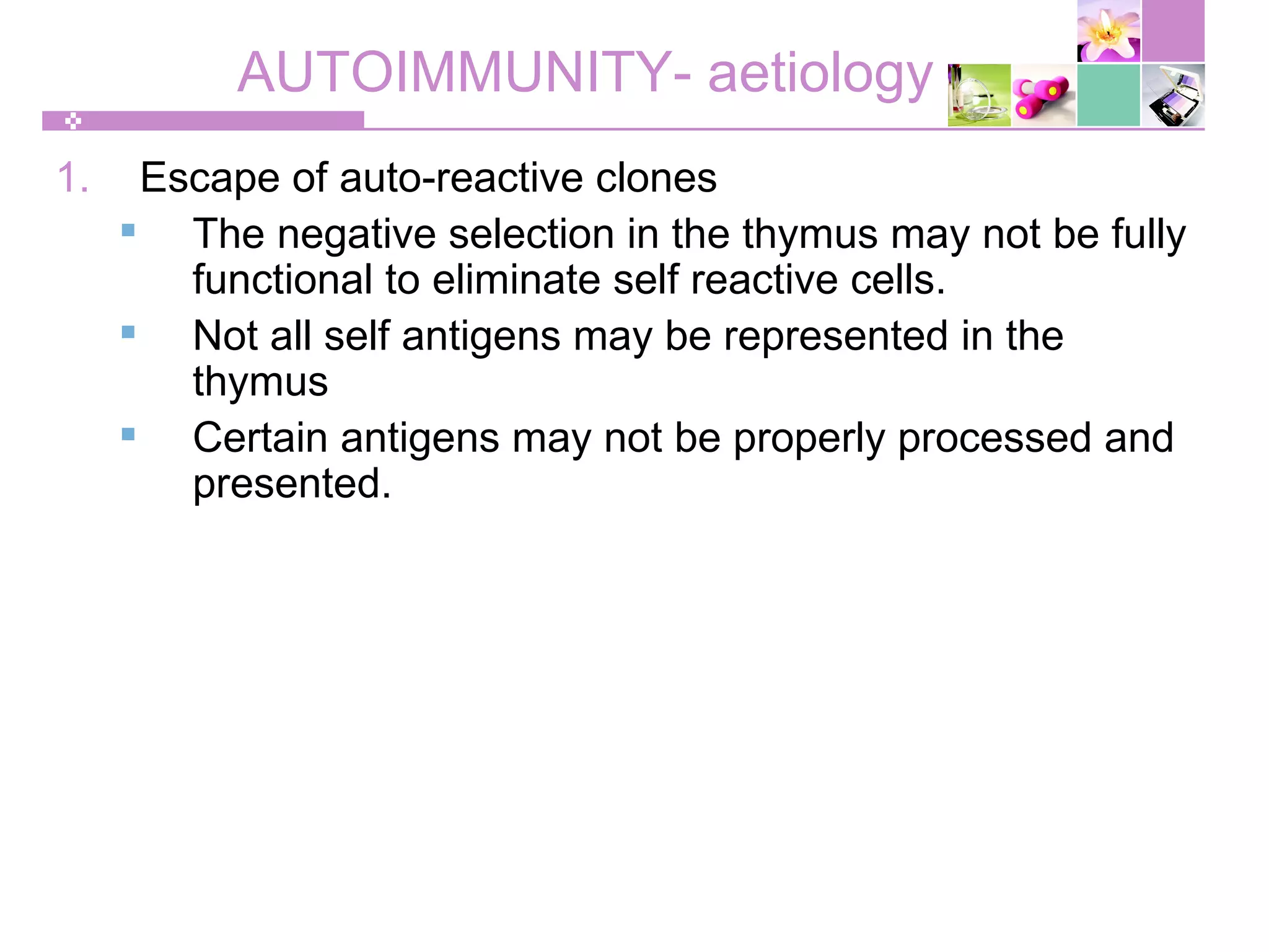 Tolerance & autoimmunity | PPT