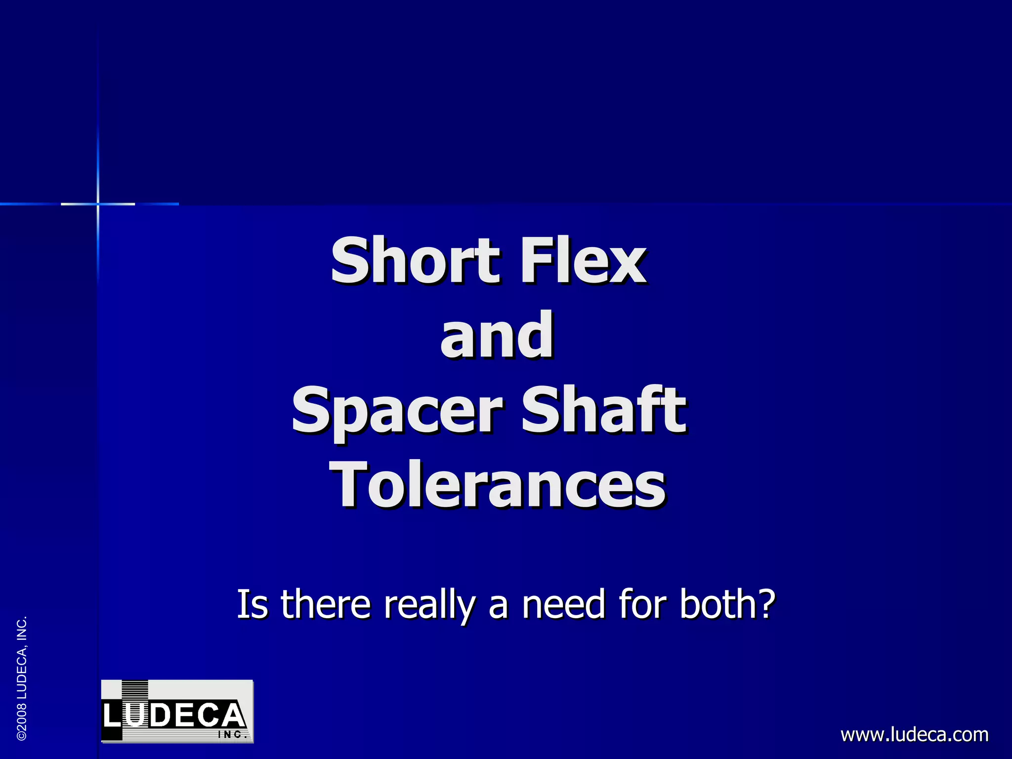 Shaft Alignment Tolerances PPT