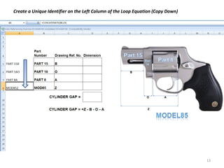 Create a Unique Identifier on the Left Column of the Loop Equation (Copy Down) 