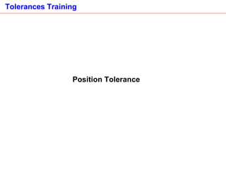 Position Tolerance 