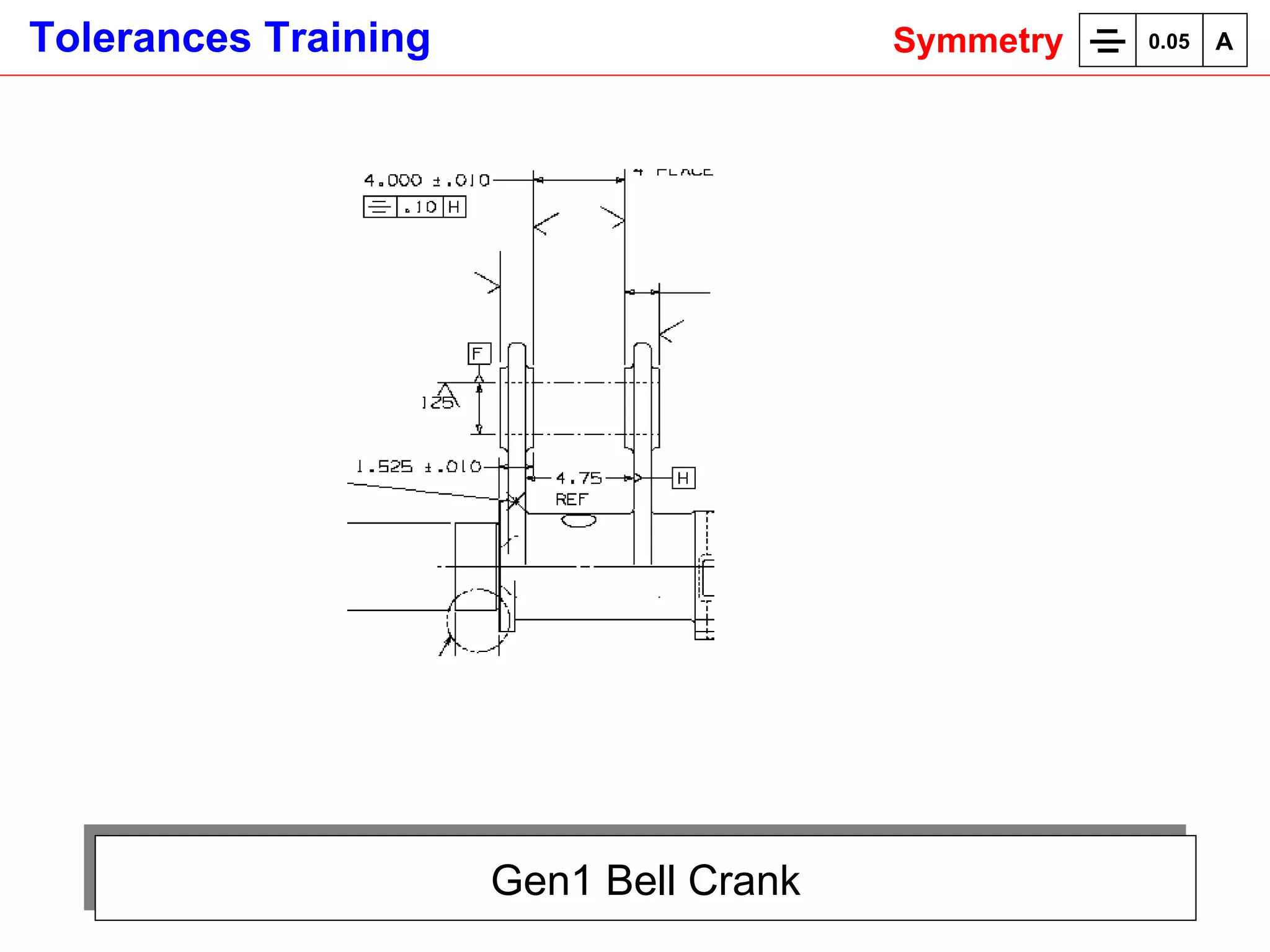Gen1 Bell Crank Symmetry 0.05 A 