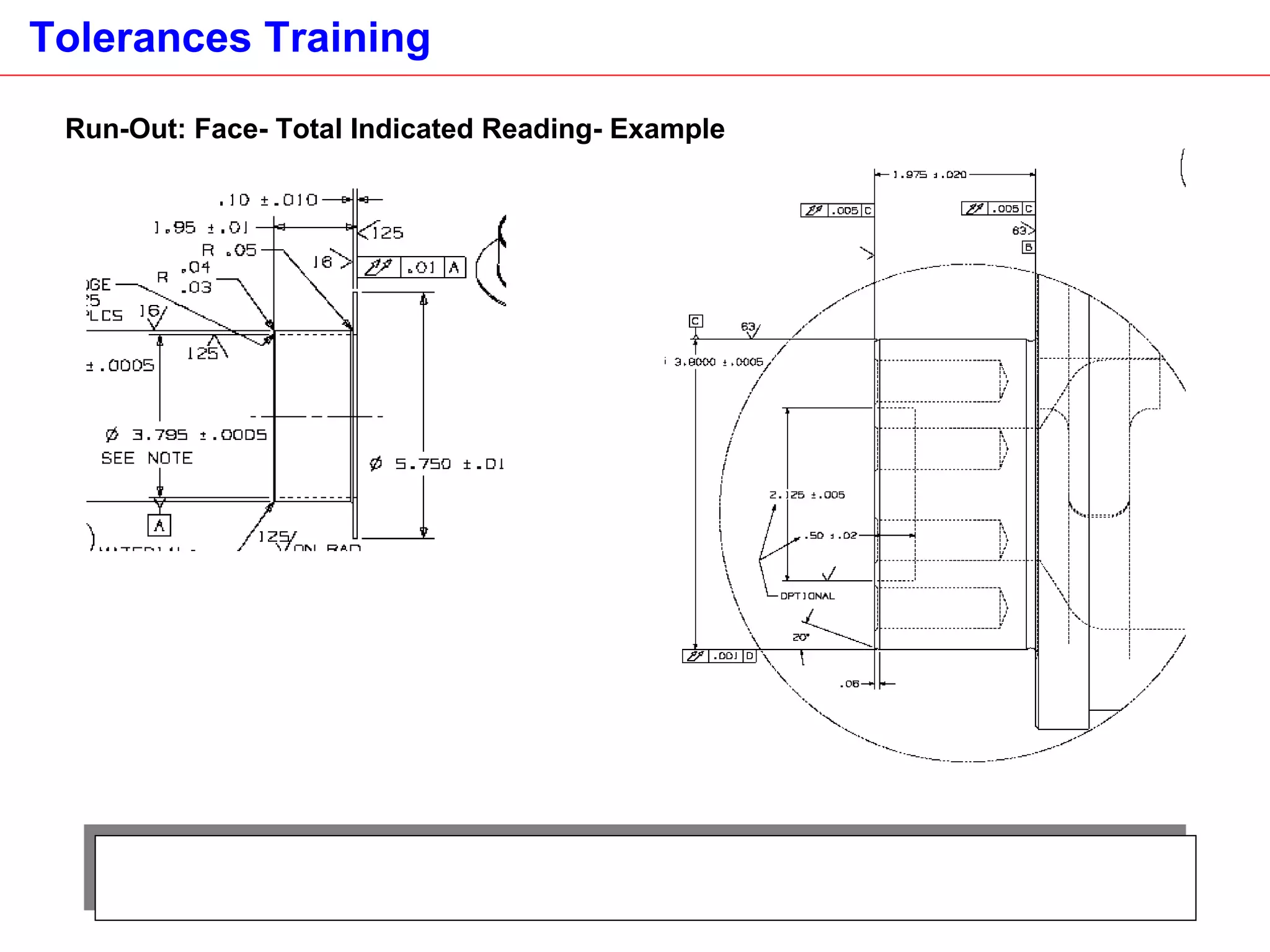 Run-Out: Face- Total Indicated Reading- Example 