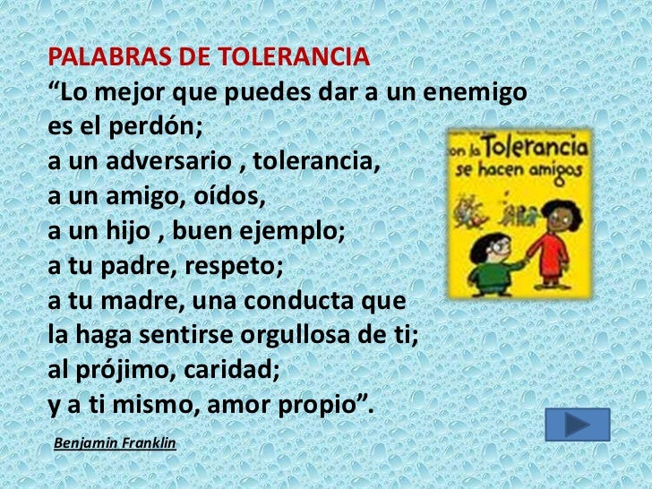 Ejemplos De Tolerancia Ejemplos De Tolerancia