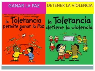 GANAR LA PAZ DETENER LA VIOLENCIA
 
