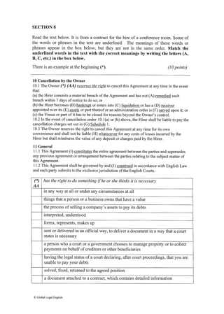 TOLES шалгалтын жишээ тест