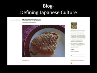 Blog-Defining Japanese Culture