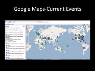 Google Maps-Current Events