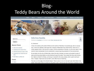 Blog-Teddy Bears Around the World