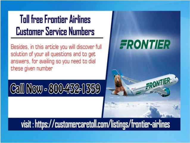 Toll Free Frontier Airlines Customer Service Numbers