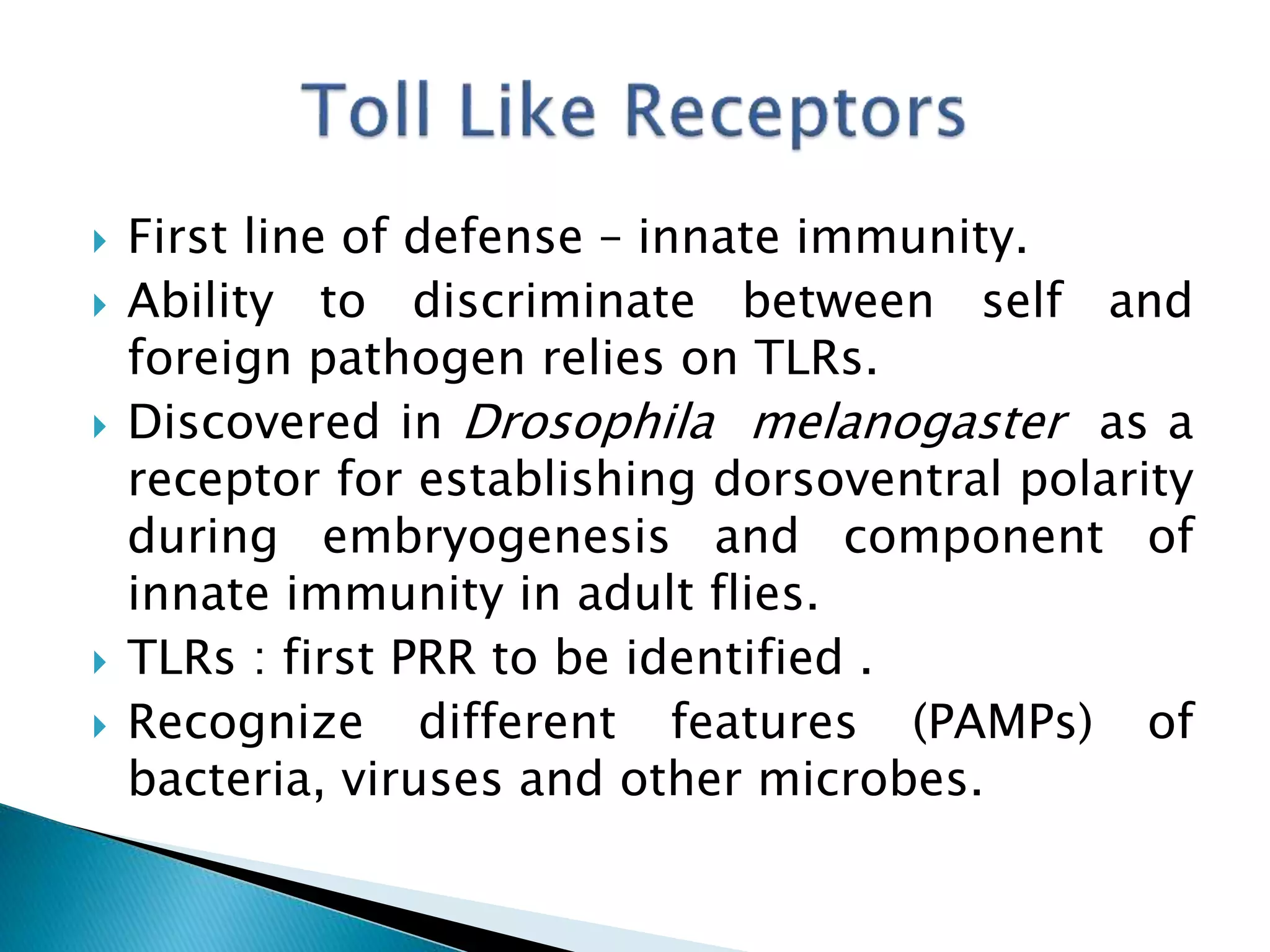 Toll like receptors | PPTX