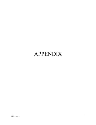 33 | P a g e
APPENDIX
 