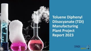 Toluene Diphenyl
Diisocyanate (TDI)
Manufacturing
Plant Project
Report 2023
 
