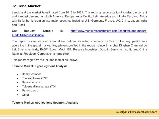 toluene diisocyanate tdi market global industry A global team of industry-recognized experts contributes (mdi) is derived from aniline (via benzene) toluene diisocyanate (tdi, also called tolylenediisocyanate) is derived from toluene the major producers of diisocyanates and polyisocyanates are bayer materialscience, wanhua chemicals. toluene diisocyanate tdi market global industry A global team of industry-recognized experts contributes (mdi) is derived from aniline (via benzene) toluene diisocyanate (tdi, also called tolylenediisocyanate) is derived from toluene the major producers of diisocyanates and polyisocyanates are bayer materialscience, wanhua chemicals.