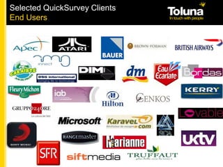 How to…… create your questions4) Create filters on previous response1) Type question name3) Multi-choice and random responses2) Add / delete responses