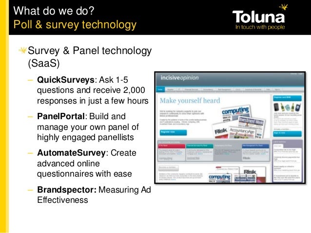 Getting To Know The Quicksurveys Dashboard Toluna Resources | Making