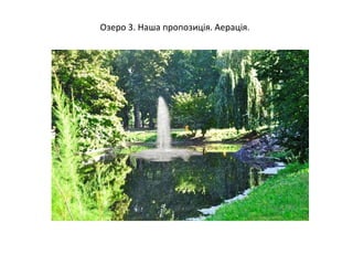 Озеро 3. Наша пропозиція. Аерація.
 