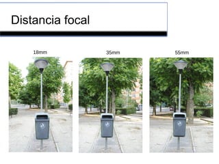 Distancia focal
18mm 35mm 55mm
 