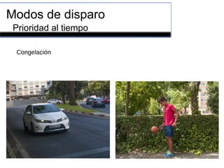 Modos de disparo
Prioridad al tiempo
Congelación
 