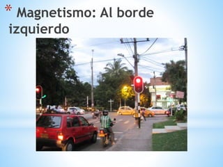 * Magnetismo: Al borde
izquierdo
 